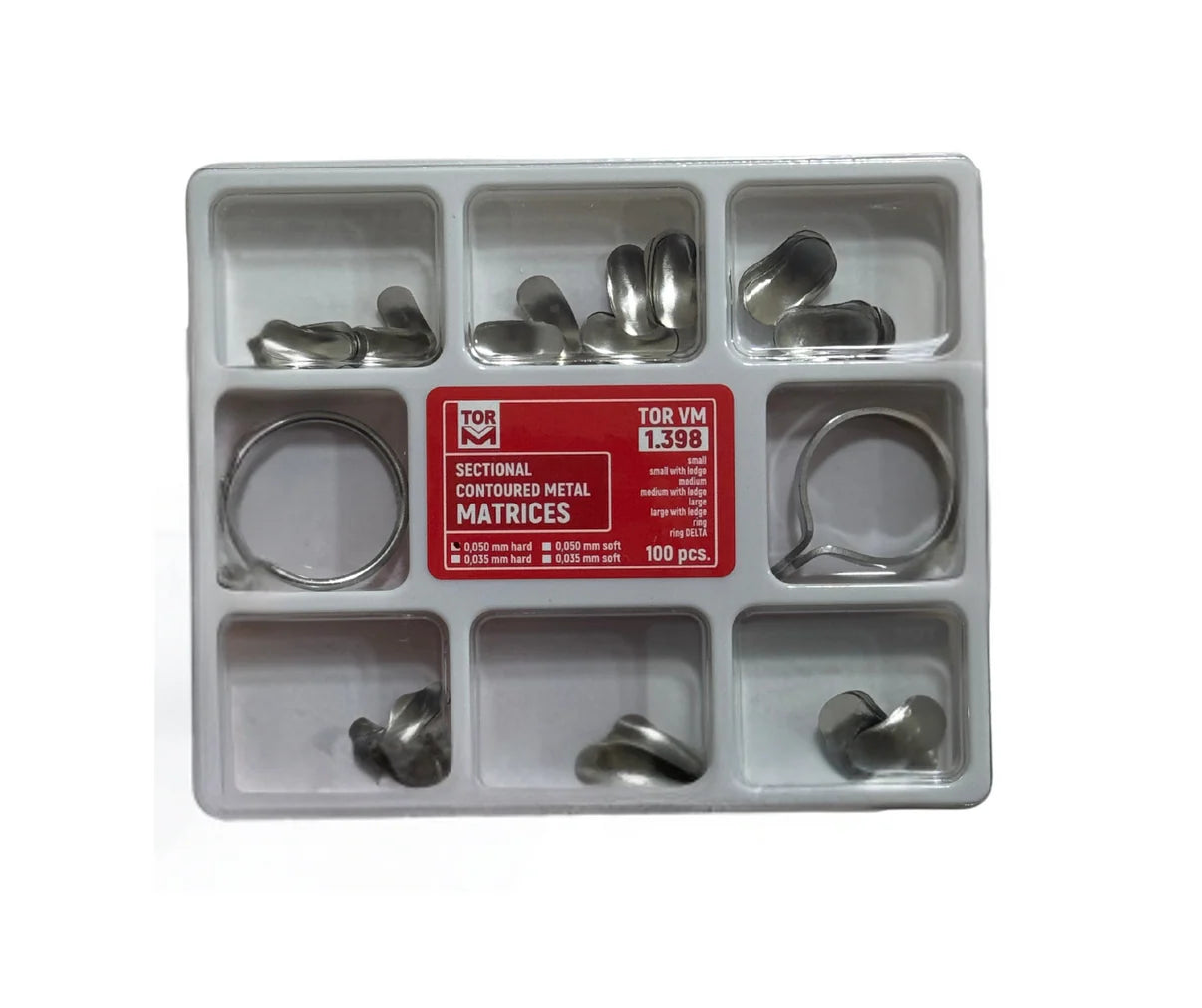 TOR-VM Set of Sectional Contoured Matrices - 100 pcs