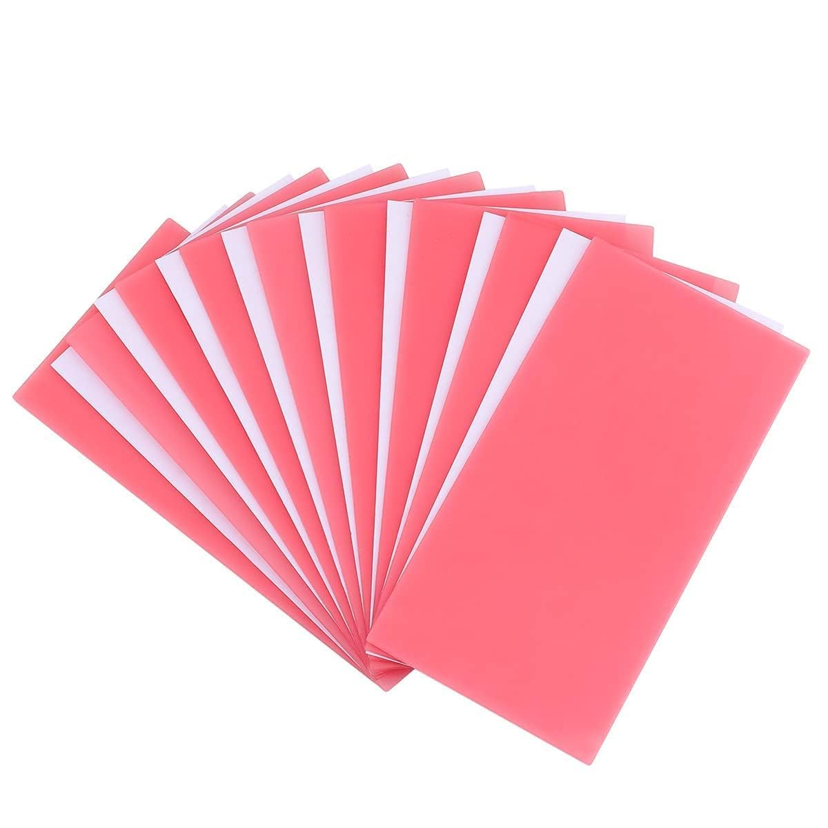 pink wax sheets