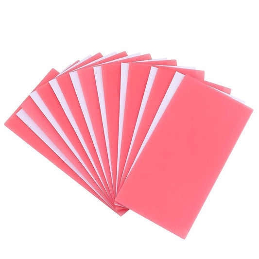 pink wax sheets